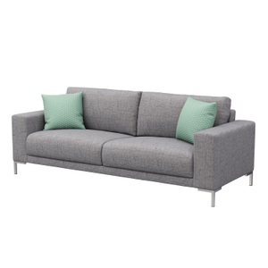 undefined, Sofa NOREEN 2-Sitzer grau, Sofa NOREEN 2-Sitzer grau