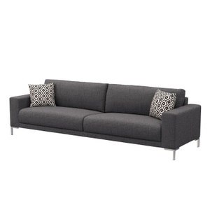 undefined, Sofa NOREEN 3-Sitzer anthrazit