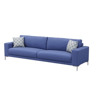undefined, Sofa NOREEN 3-Sitzer blau