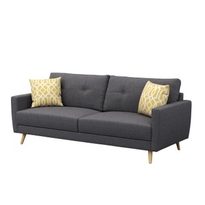 undefined, Sofa MANDY 3-Sitzer anthrazit