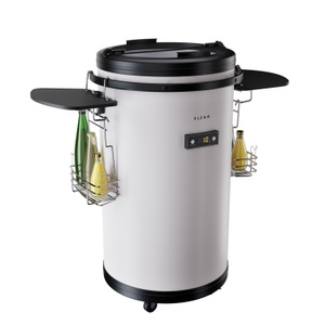 undefined, Party Cooler 50L grau, Party Cooler 50L Edelstahl