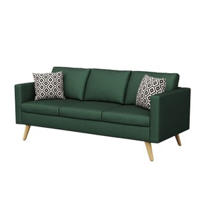 undefined, Sofa BLAIR 3-Sitzer dunkelgrün