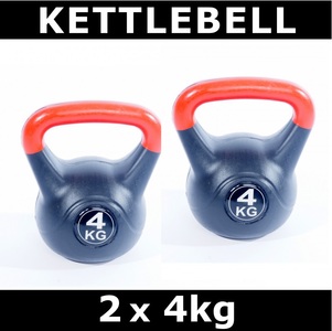 Jaden, Gewicht kettlebell 2x 4kg - Doppelpack