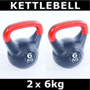 Jaden, Gewicht kettlebell 2x 6kg - Doppelpack, Kettlebell 2 x 6 kg