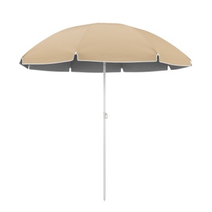 undefined, Sonnenschirm Strandschirm PAL 200 cm hellbraun