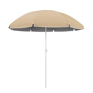 undefined, Sonnenschirm Strandschirm PAL 180 cm hellbraun