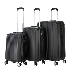 undefined, Reisekoffer Hartschalenkoffer LINN 3er Set schwarz, Reisekoffer Hartschalenkoffer LINN 3er Set schwarz