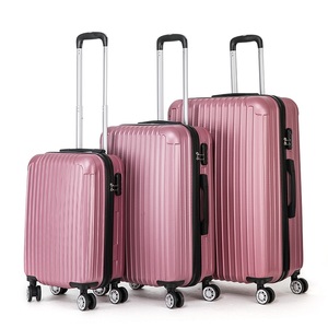 undefined, Reisekoffer Hartschalenkoffer LINN 3er Set rosa, Reisekoffer Hartschalenkoffer LINN 3er Set rosa