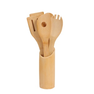 undefined, Kochbesteck Bambus 7-teilig, Kochbesteck Bambus Set 7-teilig