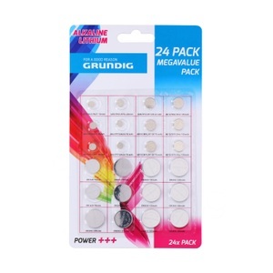 undefined, Knopfzellen Set 24-teilig, Knopfzellen Set GRUNDIG 24-teilig