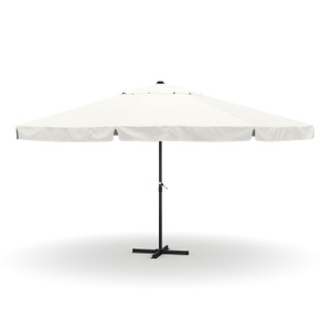 undefined, Sonnenschirm ZON 500 cm weiss, Sonnenschirm ZON 500 cm weiss