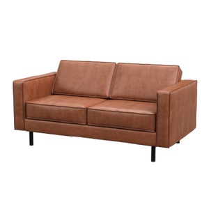 undefined, Sofa DUKE 2-Sitzer braun, Sofa Leder DUKE 2-Sitzer braun