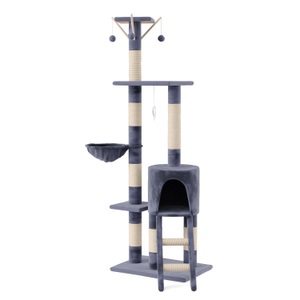 undefined, Katzenbaum SHEILA grau, Katzenbaum SHEILA 138 cm grau