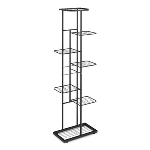 undefined, Pflanzenständer 126 x 43 x 22 cm schwarz, Pflanzenständer 126 x 43 x 22 cm schwarz