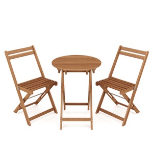 undefined, Bistroset Holz KORSIKA 3-teilig, Bistroset Holz KORSIKA 3-teilig