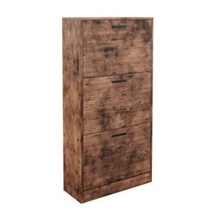 undefined, Schuhschrank mit 3 Kippfächer Vintage BONITA 60 x 120 cm, Schuhschrank mit 3 Kippfächer Vintage BONITA 60 x 120 cm