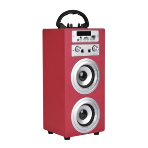 undefined, Bluetooth Lautsprecher kabellos 2 x 5 W rot, Bluetooth Lautsprecher kabellos 2 x 5 W rot