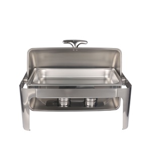 undefined, Chafing Dish Speisewärmer Edelstahl 9L mit Rolltop, Chafing Dish Speisewärmer Edelstahl 9L mit Rolltop