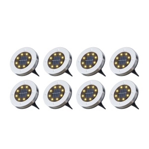 undefined, LED Solar Bodenleuchte 12 cm 8er Set, LED Solar Bodenleuchte 12 cm 8er Set