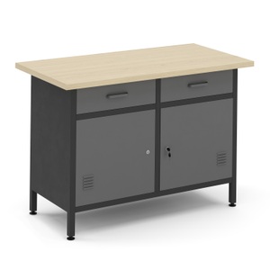 undefined, Werkbank mit Unterschrank 120 x 60 cm, Werkbank mit Unterschrank 120 x 60 cm