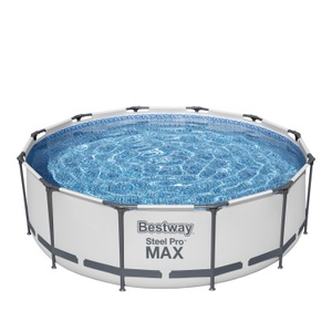 undefined, Bestway Pool Komplett-Set mit Dach 366 x 100 cm, Bestway Pool Steel Pro Max Set Ø 366 x 100 cm