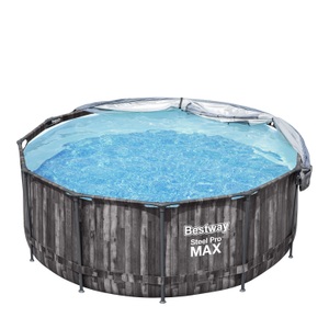 undefined, Bestway Pool Komplett-Set mit Dach 366 x 122 cm, Bestway Pool Komplett-Set mit Dach 366 x 122 cm