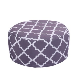 undefined, Pouf aufblasbar PATTY taupe/weiss, Outdoor Pouf aufblasbar PATTY taupe/weiss