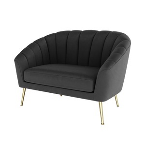 undefined, Sofa DARIA anthrazit, Sofa Samt DARIA anthrazit
