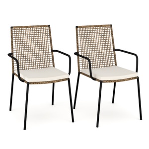 undefined, Gartenstuhl JAX beige 2er Set, Gartenstuhl JAX 2er Set beige