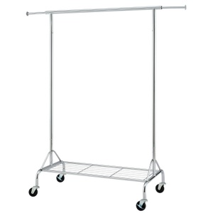 undefined, Kleiderständer 1 Stange bis 70 kg silber, Kleiderständer 1 Stange bis 70 kg silber