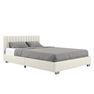 undefined, Polsterbett DAINA 140 x 200 cm beige, Polsterbett DAINA 140 x 200 cm beige