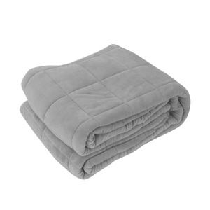 undefined, Gewichtsdecke LUNA Samt 9 kg hellgrau, Gewichtsdecke LUNA Samt 9 kg hellgrau