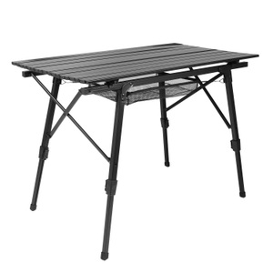 undefined, Campingtisch klappbar DOLF 90 x 51 cm schwarz, Campingtisch klappbar DOLF 90 x 51 cm schwarz