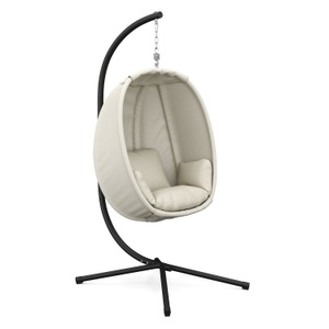 undefined, Hängesessel mit Gestell RIO beige, Hängesessel mit Gestell RIO beige