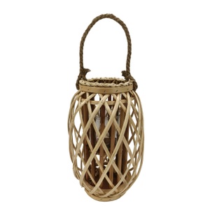 undefined, Laterne Bambus 26 x 40 cm natur, Laterne Bambus 26 x 40 cm natur