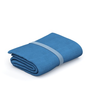 undefined, Mikrofaser Badetuch 100 x 200 cm hellblau