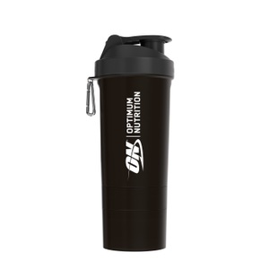 undefined, Protein Shaker mit Pulverfach 600 ml schwarz, Protein Shaker mit Pulverfach 600 ml schwarz