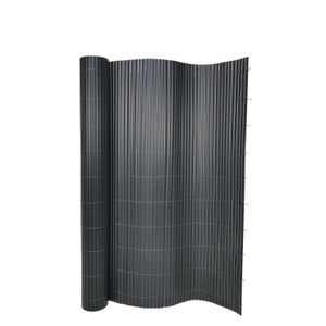 undefined, Sichtschutzmatte PVC 300 x 160 cm anthrazit, Sichtschutzmatte PVC 300 x 160 cm anthrazit