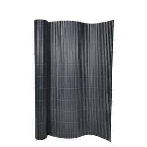 undefined, Sichtschutzmatte PVC 500 x 180 cm anthrazit, Sichtschutzmatte PVC 500 x 180 cm anthrazit