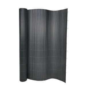 undefined, Sichtschutzmatte PVC 400 x 200 cm anthrazit, Sichtschutzmatte PVC 400 x 200 cm anthrazit