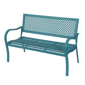 undefined, Gartenbank ANNA 125 cm petrol, Gartenbank ANNA 125 cm petrol