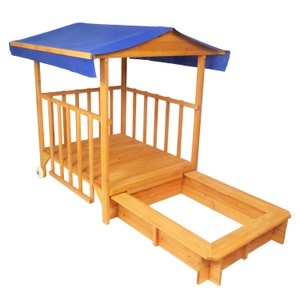 undefined, Spielhaus Holz mit Sandkasten, Spielhaus Holz mit Sandkasten