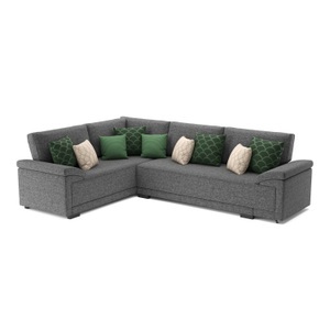 undefined, Ecksofa mit Schlaffunktion LYNN links anthrazit, Ecksofa mit Schlaffunktion LYNN links anthrazit