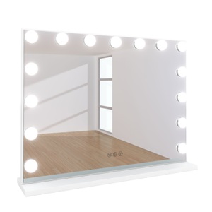 undefined, LED Spiegel EMMI 58 x 12 x 45 cm weiss