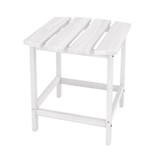 undefined, Beistelltisch ADIRONDACK 48 x 38 cm weiss, Beistelltisch ADIRONDACK 48 x 38 cm weiss