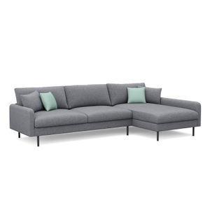 undefined, Ecksofa LEAH rechts grau, Ecksofa LEAH rechts grau