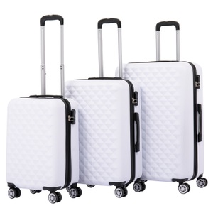 undefined, Reisekoffer Hartschalenkoffer AMY 3er Set weiss, Reisekoffer Hartschalenkoffer AMY 3er Set weiss