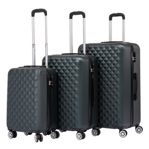 undefined, Reisekoffer Hartschalenkoffer AMY 3er Set smaragd, Reisekoffer Hartschalenkoffer AMY 3er Set smaragd