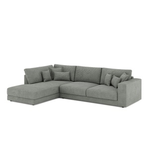 undefined, Ecksofa Cord TARJA links anthrazit