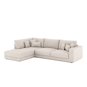 undefined, Ecksofa Cord TARJA links beige, Ecksofa Cord TARJA links beige